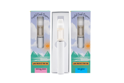 2ml Delta-8 Disposable Vapes - Fully Ceramic! (24 Different Strains) - Crystal Creek Organics