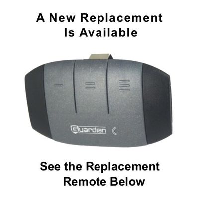 GDOP3B Guardian® Compatible Three Button Visor Remote