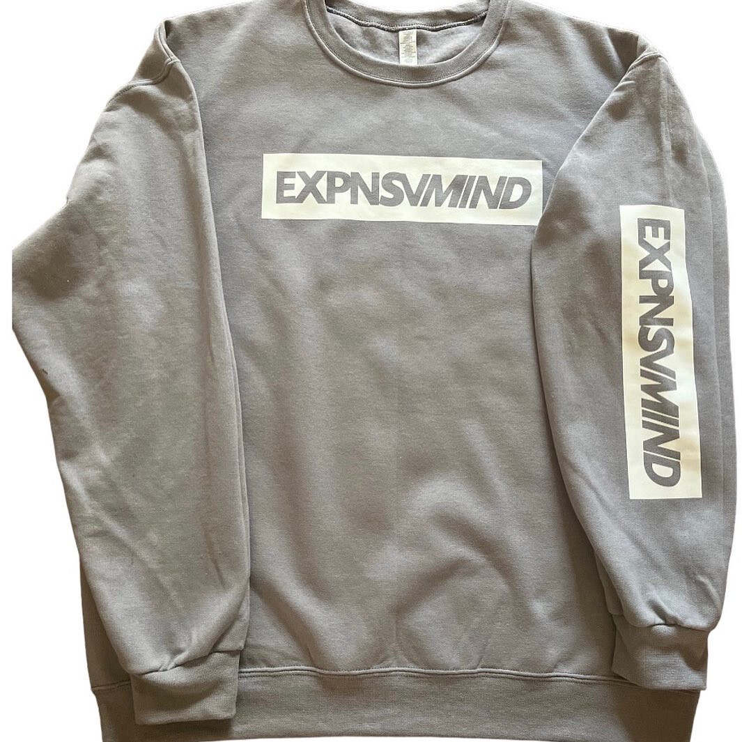 Grey Crewneck (Double Logo)