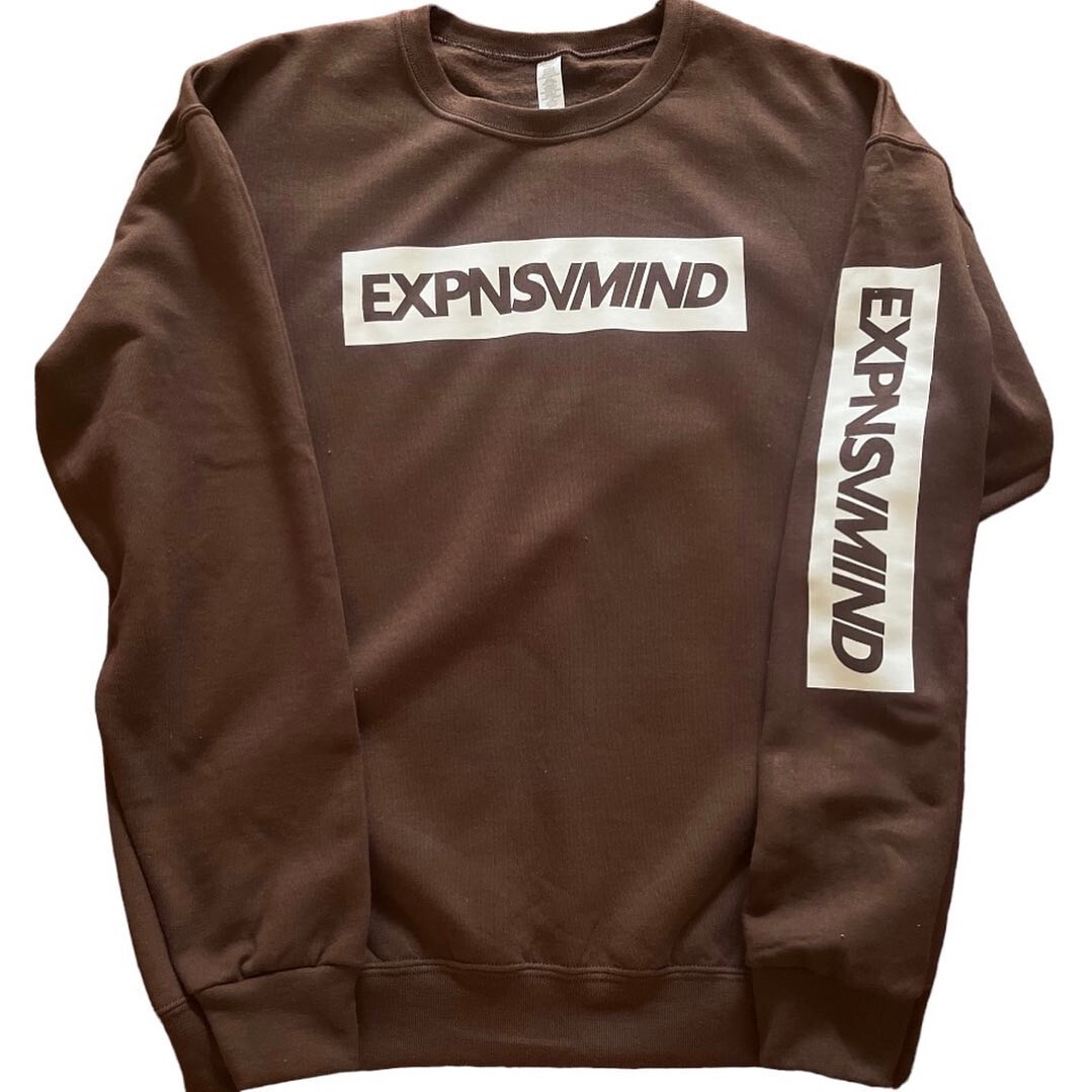 Chocolate Brown Crewneck (Double Logo)