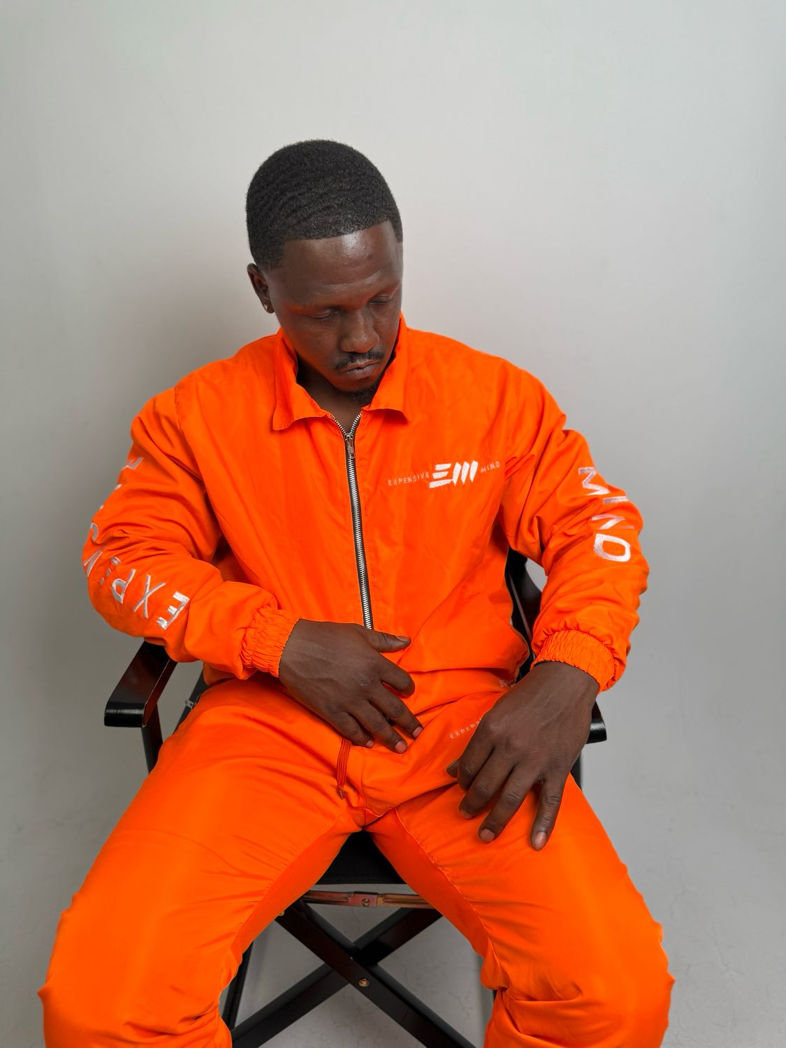 Safety Orange Windbreaker