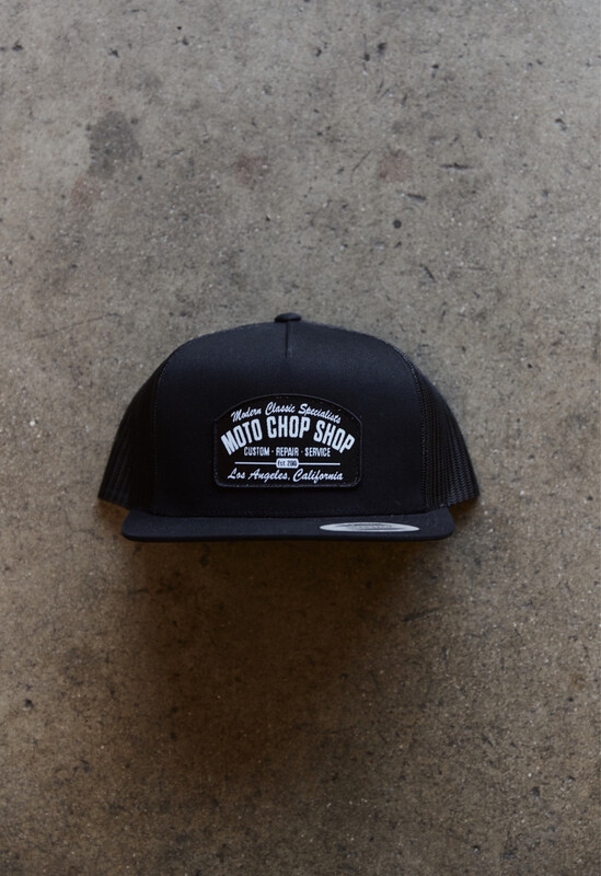 Moto Chop Shop Flat Brim