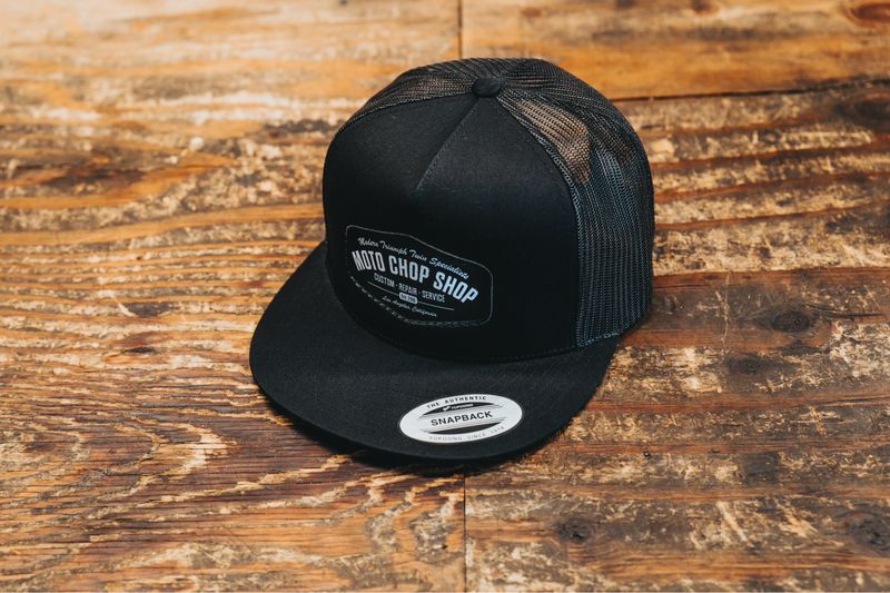 Moto Chop Shop Flat Brim