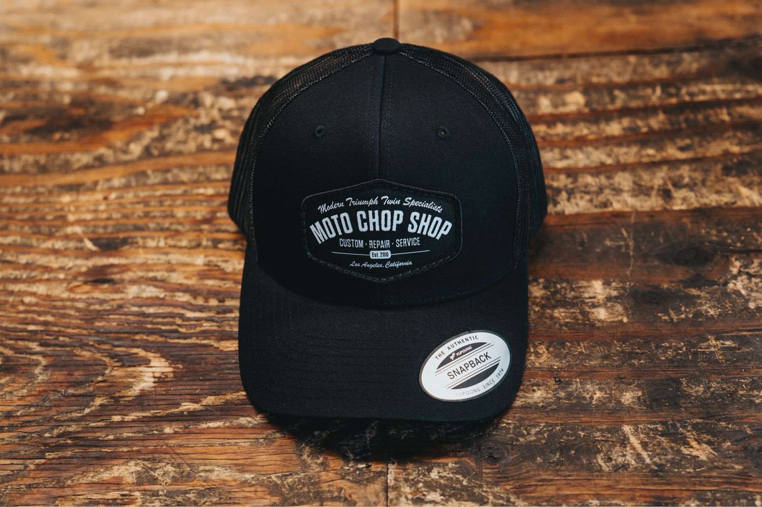Moto Chop Shop Curved Brim