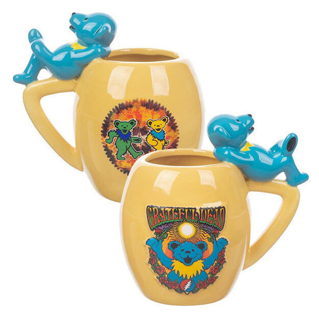Grateful Dead Dancing Bear Sculpted Ceramic Mug
