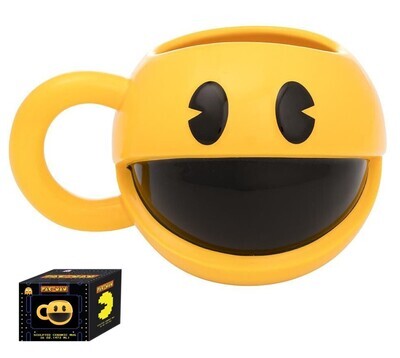 Pac-Man Sculpted Ceramic Mug