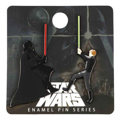 Star Wars Enamel Metal Lapel Pin Set of 2