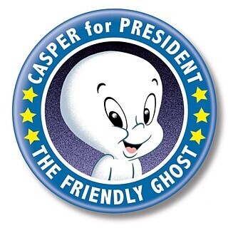 Casper For President Pinback Button
