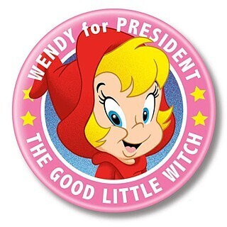 Wendy For President Pinback Button