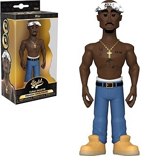 Tupac Shakur 5&quot;H POP! GOLD Vinyl Figure