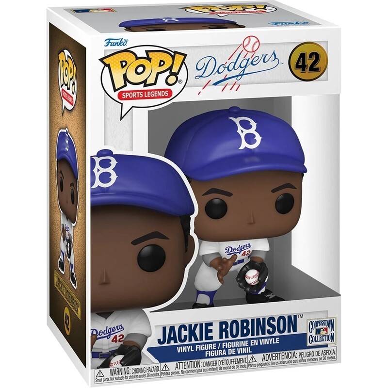 MLB Jackie Robinson 3 3/4"H POP! Vinyl Figure #42 - Fielding