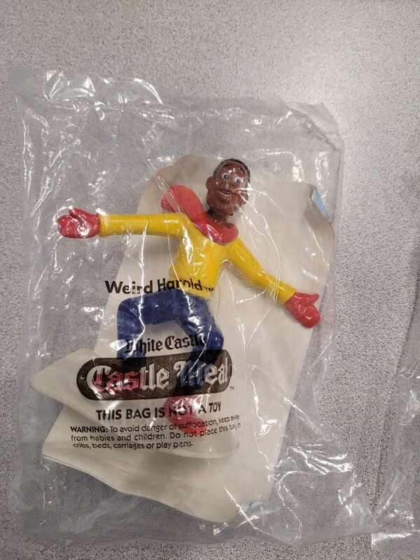 Fat Albert's Weird Harold White Castle 1990 PVC Figure
