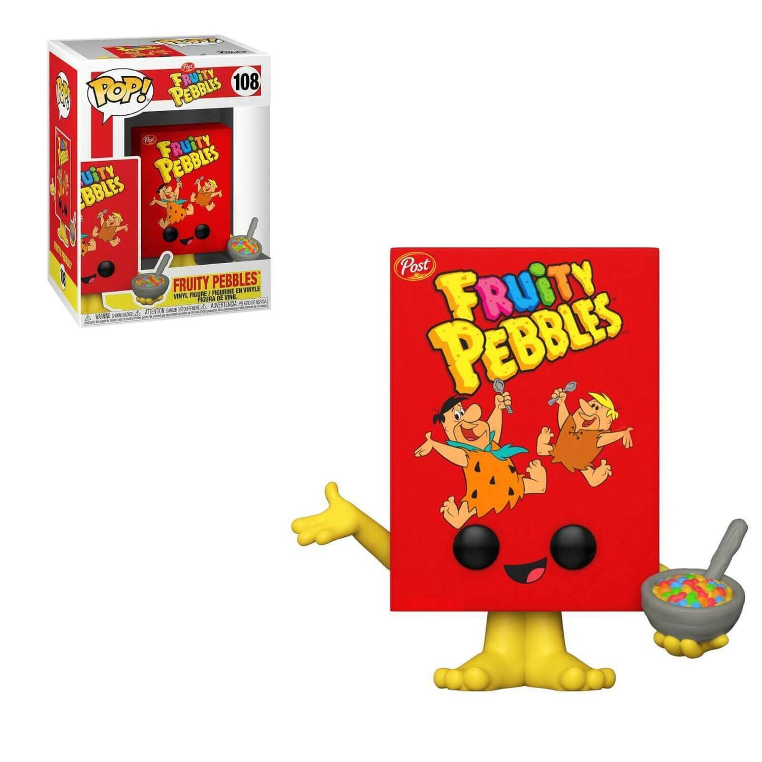 Fruity Pebbles Cereal Box 3 3/4&quot;H POP! Vinyl Figure #108