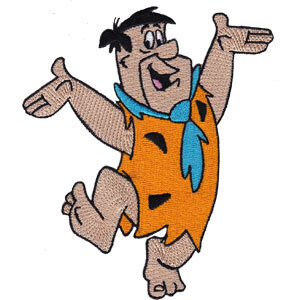 Fred Flintstone Embroidered Patch