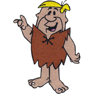 Barney Rubble Embroidered Patch
