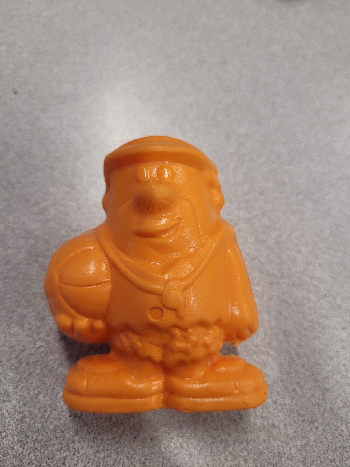 Orange Barney Rubble Plastic Squirter Toy (Cereal Premium)