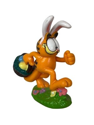 Garfield Bunny with Easter Egg Basket PVC Figure