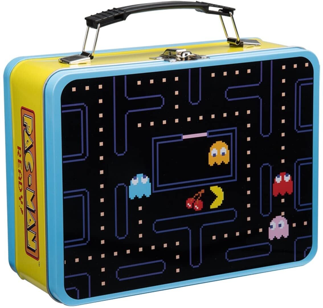 Pac-Man Metal Tin Tote Lunchbox