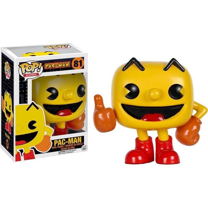 Pac-Man 3 3/4&quot;H POP! Games Vinyl Figure #81