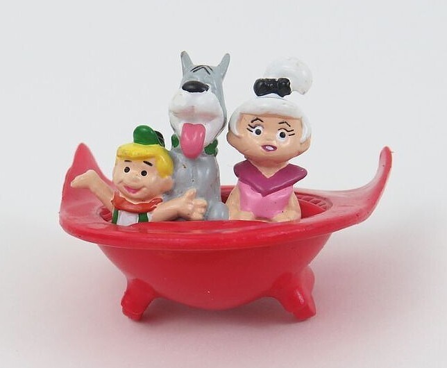 The Jetsons Elroy, Judy and Astro in Saucer PVC