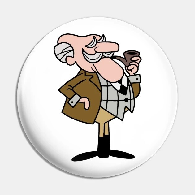 2 1/4&quot;D Commander McBragg Pinback Button