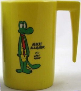 Albert Alligator 4"H Plastic Cup (Pogo Comics)