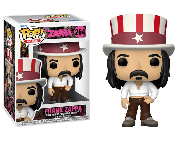 Frank Zappa 3 3/4"H POP! Rocks Vinyl Figure #264