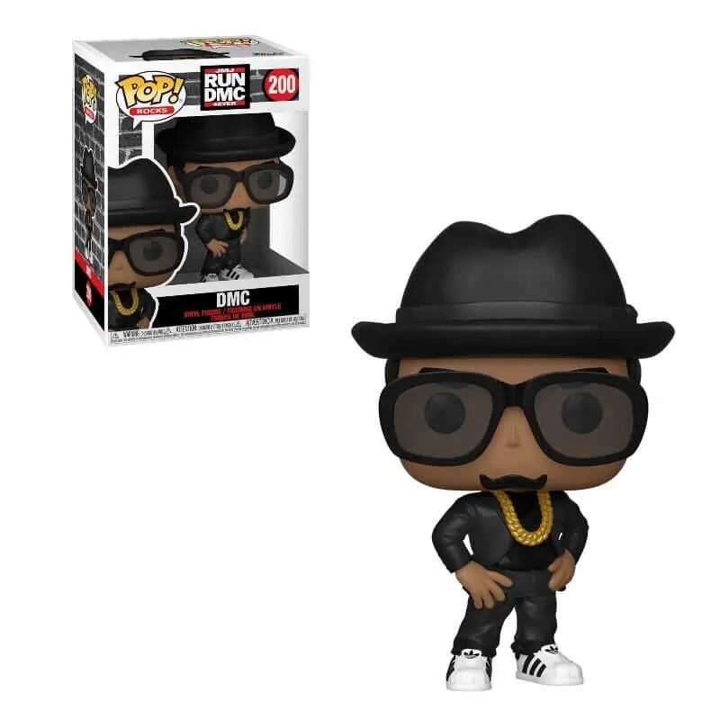 DMC from RUN DMC 3 3/4&quot;H POP! Rocks Vinyl Figure #200