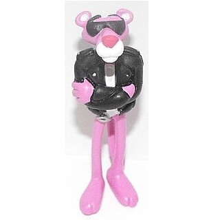 Pink Panther 3&quot;H Leather Jacket Bendable Figure