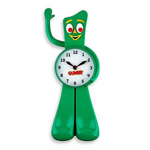 Gumby 13&quot;H 3-D Motion Wall Clock
