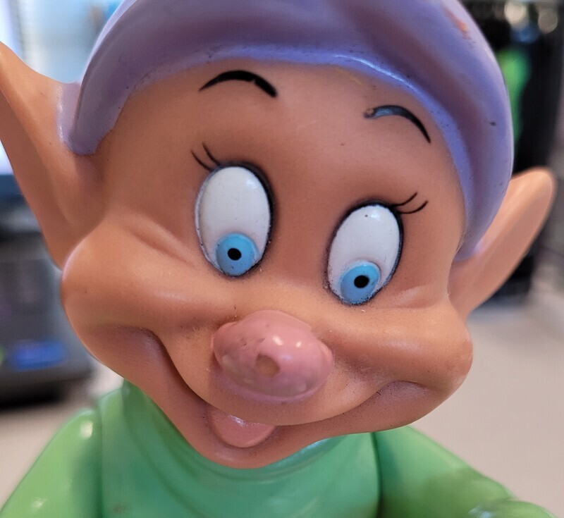 Snow White 5 1/2"H Dopey Posable Vinyl Figure