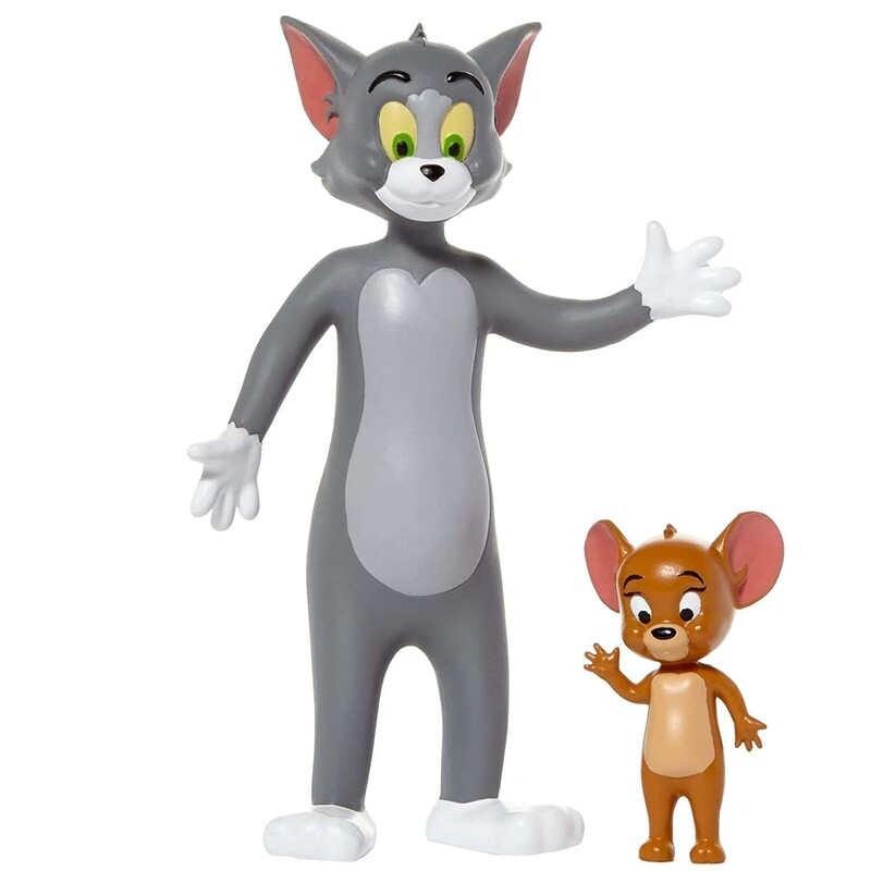 Tom &amp; Jerry Bendable Figure Set