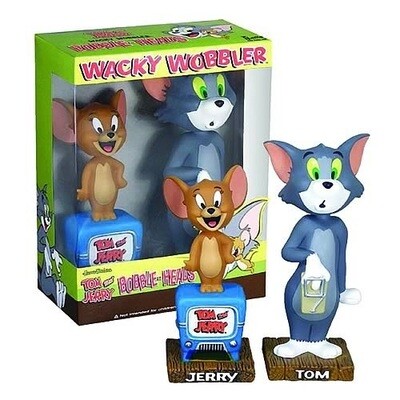 Tom & Jerry Wacky Wobbler Bobblehead Doll Set