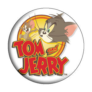 Tom & Jerry Show 1 1/4"D Pinback Button