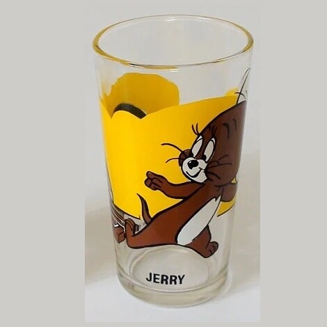 Jerry 5&quot;H Pepsi Glass (1970&#39;s)