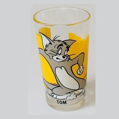 Tom 5"H Pepsi Glass (1970's)