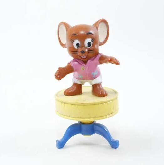 Jerry 3"H PVC Figure on Stool