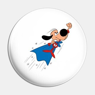 2 1/4&quot;D Underdog Pinback Button