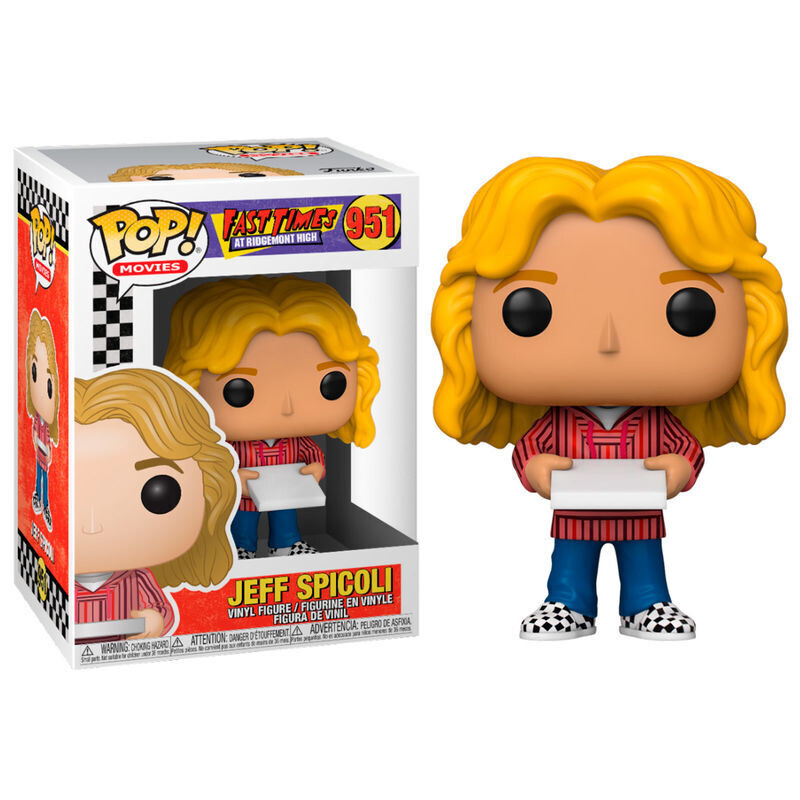 Fast Times at Ridgemont High 3 3/4&quot;H Jeff Spicoli with Pizza Box POP! Movies Vinyl Figure #951