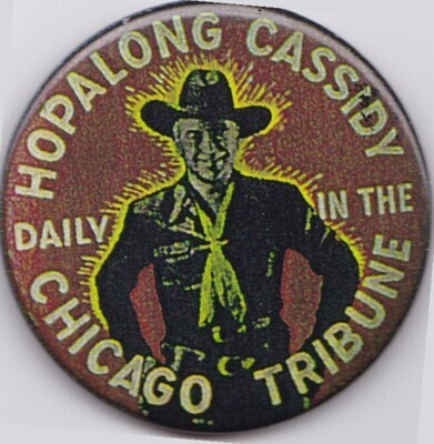 2 1/8"D Hopalong Cassidy Pocket Mirror