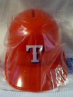 Texas Rangers Plastic Helmet Bank