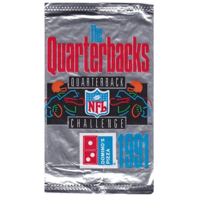 NFL Domino&#39;s The Quarterbacks - Quarterback Challenge Cards (4 cards per pack)