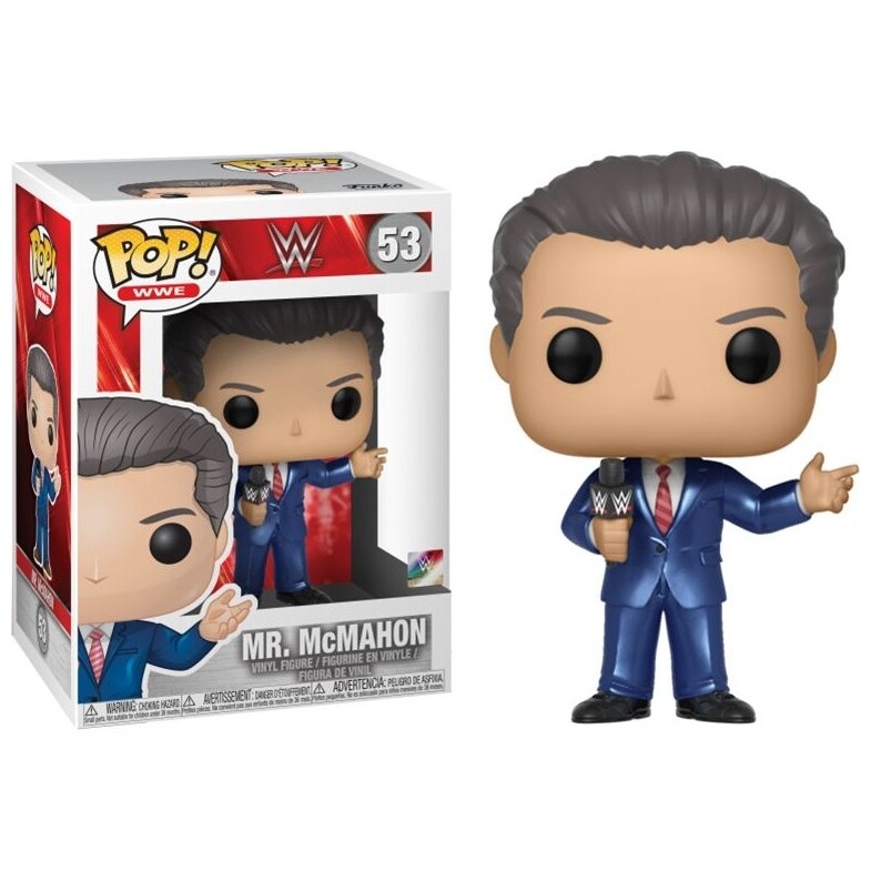 Mr. McMahon WWF/WWE 3 3/4&quot;H POP! Vinyl Figure #53
