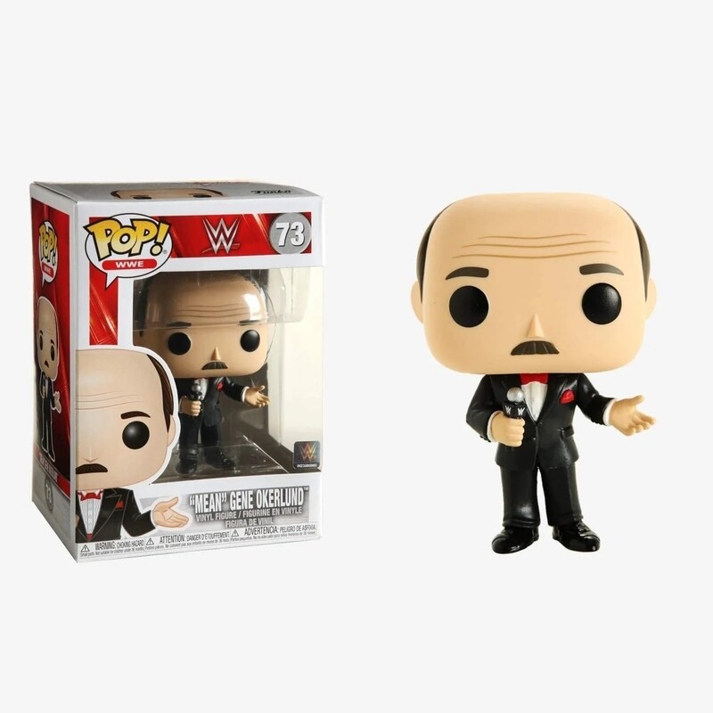 &quot;Mean&quot; Gene Okerlund WWF/WWE 3 3/4&quot;H POP! Vinyl Figure #73