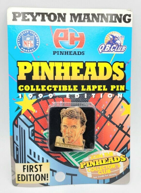 NFL Peyton Manning Pinheads Lapel Pin
