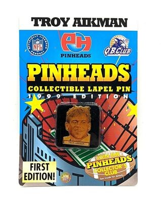 NFL Troy Aikman Pinheads Lapel Pin