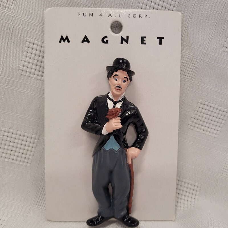 Charlie Chaplin 3 3/4&quot;H Magnet