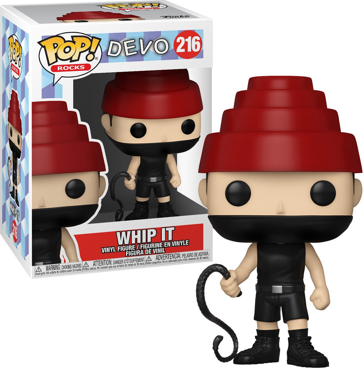 DEVO &quot;Whip It&quot; 3 3/4&quot;H POP! Vinyl Figure #216