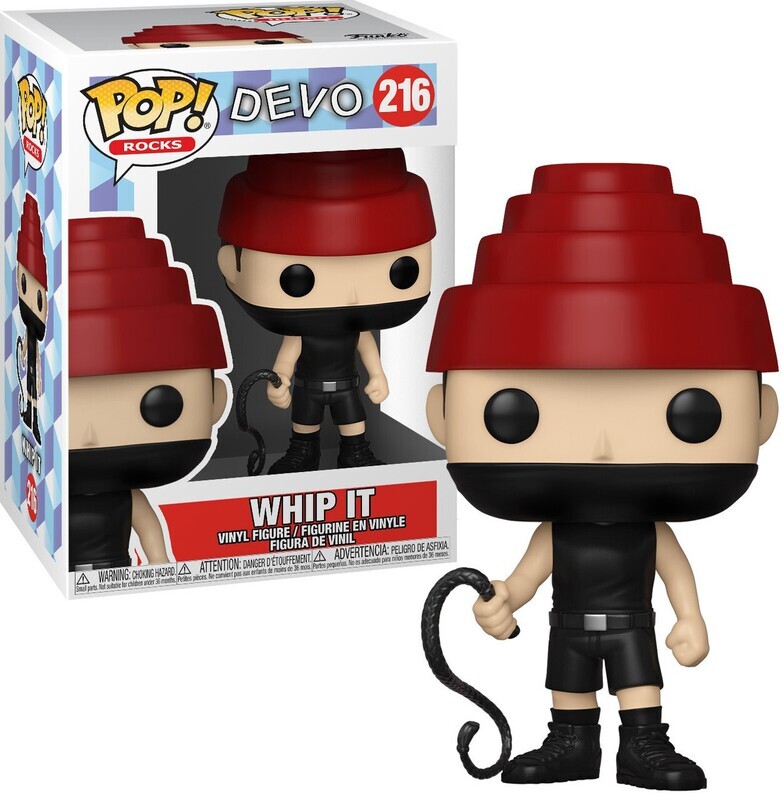 DEVO &quot;Whip It&quot; 3 3/4&quot;H POP! Vinyl Figure #216