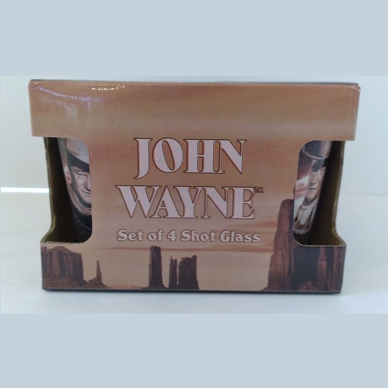 John Wayne Set of 4 "The Duke" Shot Glasses